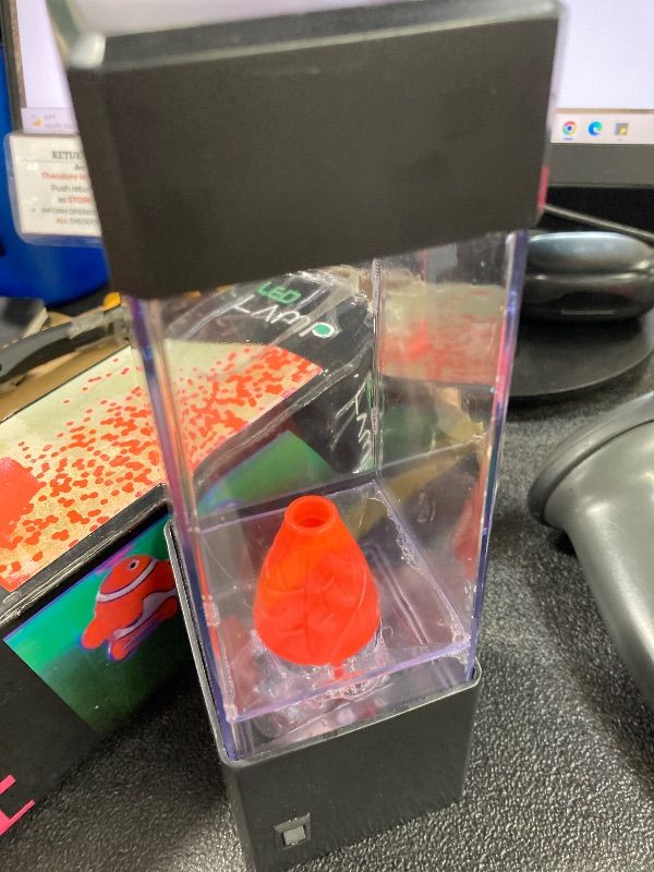 Photo 1 of ***MISSING WATER & CHARGER***Yonxuleo Volcano Lava Lamp,USB Powered Night Sleep Light,Quiet Design, Room Office Decor Relax Mood Lighting, Unique Birthday Christmas Gift for Boys and Girls***MISSING WATER & CHARGER***