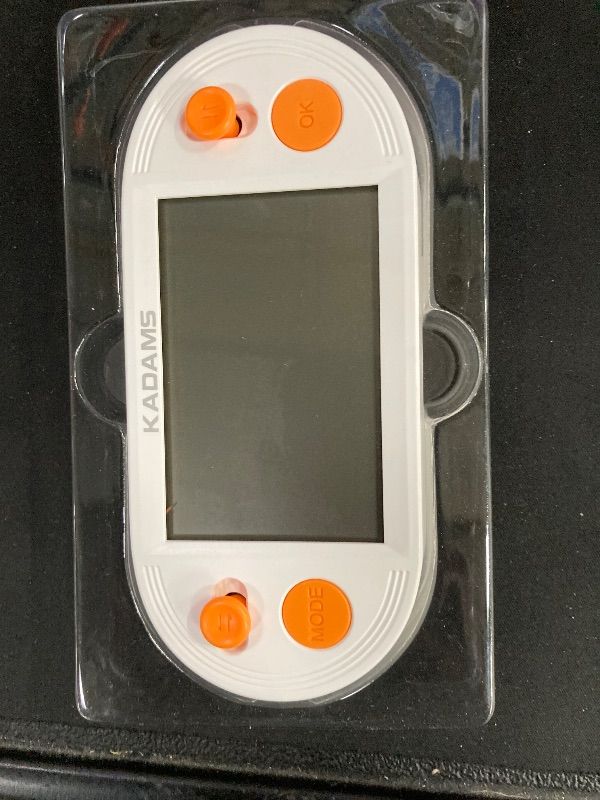 Photo 1 of **DAMAGED BACK COVER**KADAMS Pomodoro Productivity Interval Timer - Countdown Stopwatch for Study, Yoga Gym Workouts Exercise HIIT Tabata with Magnets Stand (Orange)