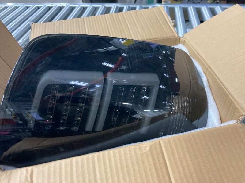 Photo 1 of ***Used and scuffed up ***AUTOONE Full LED Ram Tail Light Assembly for 2009 Dodge Ram 1500, 2010-2018 Ram 1500 2500 3500, Driver & Passenger Side with Black Smoked Lens, Blubs Included, Anti-UV Dodge Ram Rear Light Assembly***Used and scuffed up ***