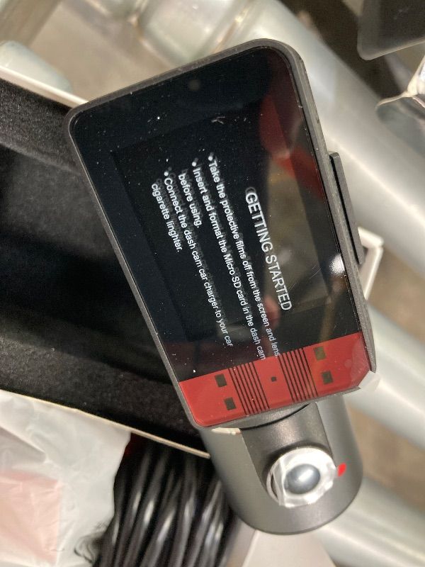 Photo 1 of **MISSING PARTS**AIPLUGER Dash Cam 2K 3 Chanel Front and Rear Inside, Free TF Card, Built-in GPS, 2K+1080P+1080P Three Way Triple Car Camera Loop Recording, Dash Camera for Cars, Night Vision, Parking Mode, Black