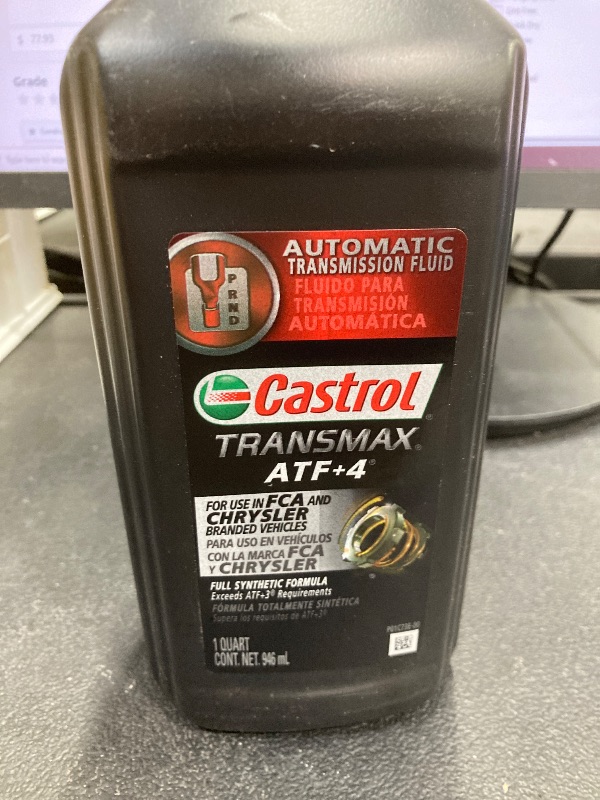 Photo 1 of "castrol Atf+4" Automatic Transmission Fluid 1-quart (Pack of 6)