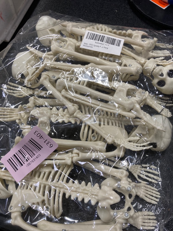 Photo 1 of ?5PCS 16 Inch Height? Halloween Decorations Outdoor Indoor Halloween Skeleton Spooky Posable Skeletons Toy Small Skeletons Hanging Decor Movable Joints Decor Graveyard Haunted Party Accessories