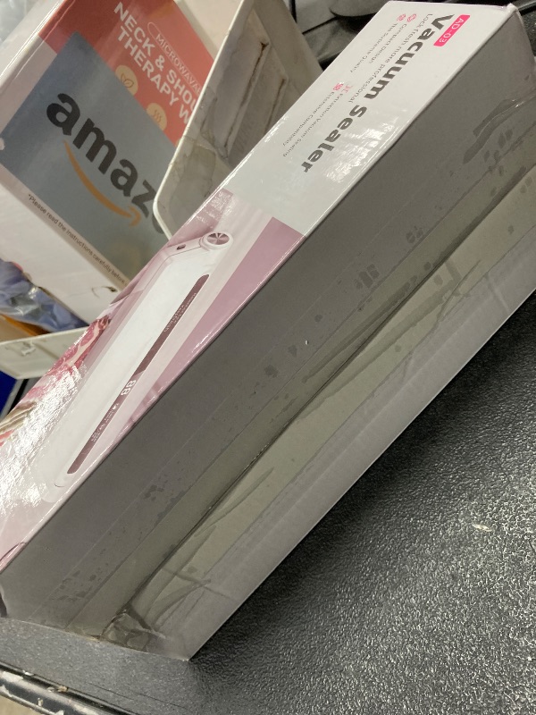 Photo 1 of **MISSING BAGS**Food Vacuum Sealer Machine,Dry/Wet Modes,75KPA Strong Suction,Compact Household Vacuum Sealer,Digital Countdown Timer,Includes 20 Vacume Sealed Bags