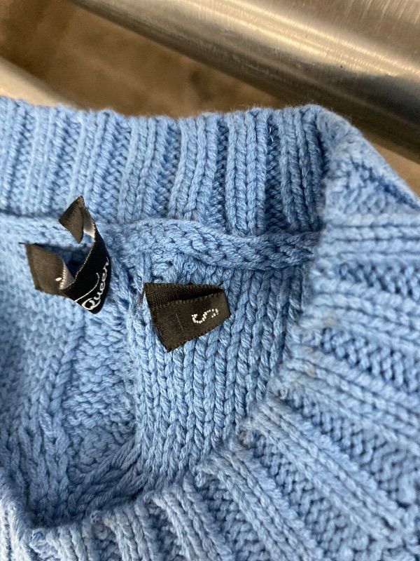 Photo 1 of ***DAMAGE BRAND & SIZE TAG STITCHES LOOSE-SELLING AS IS*** Trendy Queen Women's 2026 Long Sleeve Cable Knit Pullover Winter Sweater Fashion Clothes, Size Small