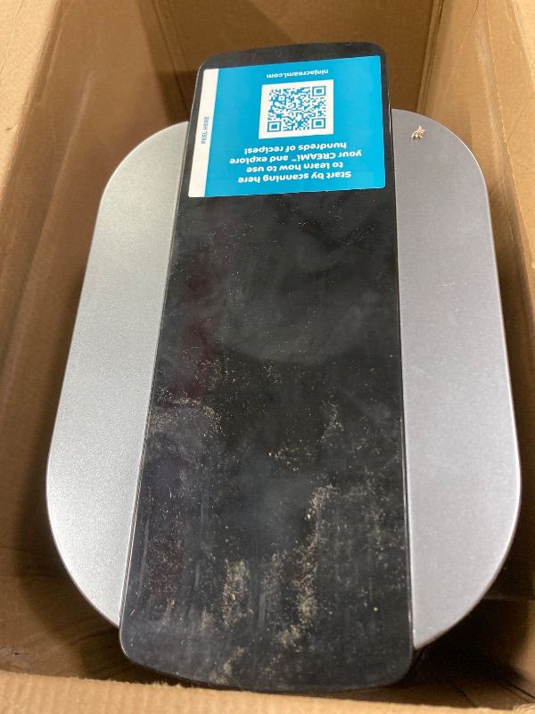 Photo 1 of ***USED -NON-FUNCTIONAL -SELLING AS PARTS ONLY*** Ninja NC301 CREAMi Ice Cream Maker, for Gelato, Mix-ins, Milkshakes, Sorbet, Smoothie Bowls & More, 7 One-Touch Programs, with (2) Pint Containers & Lids, Compact Size, Perfect for Kids, Silver