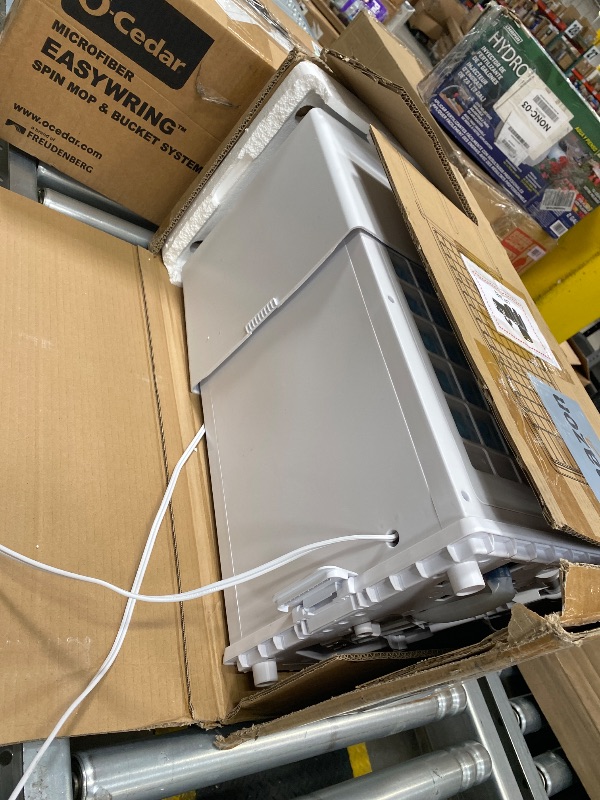 Photo 1 of
**It is used.COOLECH Small Air Conditioner w/ 3 Speeds&3 Modes, Remote, 1100ML Tank Humidifier, 8-Cube Ice Tray, 120° Oscillating, 4 IN 1 Portable Air Conditioners, 7-Color Light, 4H Timer Desk AC Unit for Bedroom