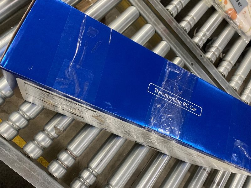 Photo 1 of ***DAMAGED -SELLING AS IS *** Veeniix V991 Transform Remote Control Car, 1:10 Big Size, 2 Rechargeable Batteries for 70Min, 2.4GHz Gesture Sensing, One-Key Deformation, Robot Toys Gifts for Boys and Girls (Blue)