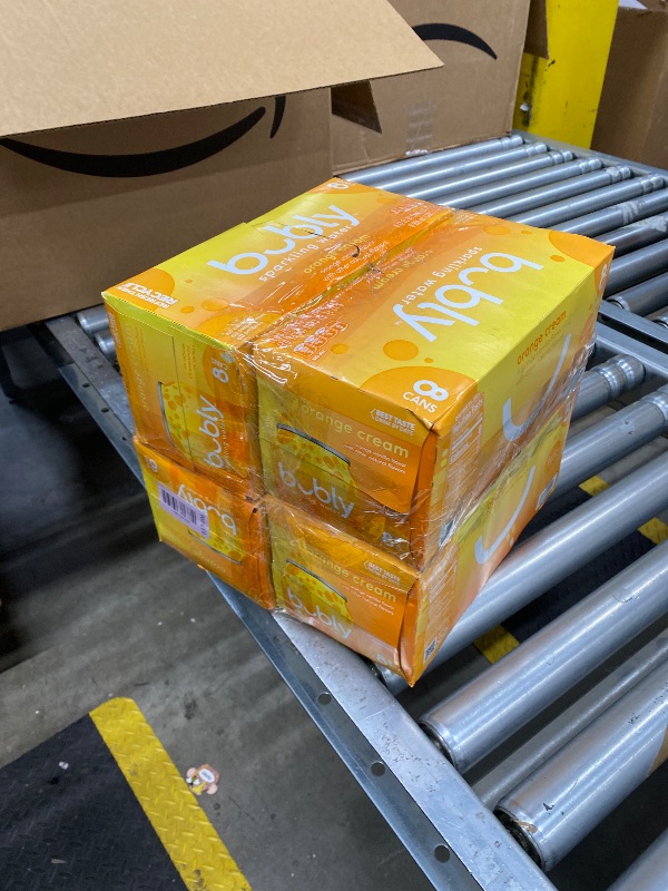 Photo 1 of **4 pack***bubly Sparkling Water, Orange Creamsicle, 12 Fl Oz Cans (Pack of 8)