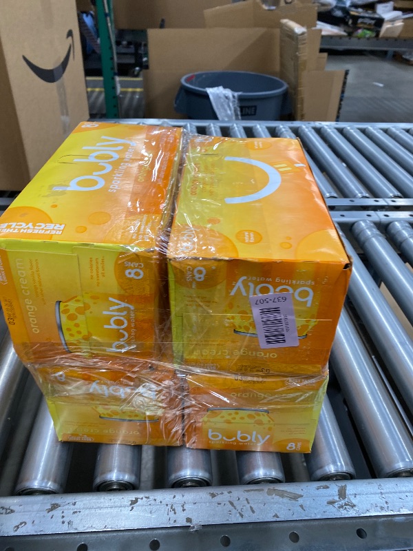 Photo 1 of *** 4 pack***bubly Sparkling Water, Orange Creamsicle, 12 Fl Oz Cans (Pack of 8)