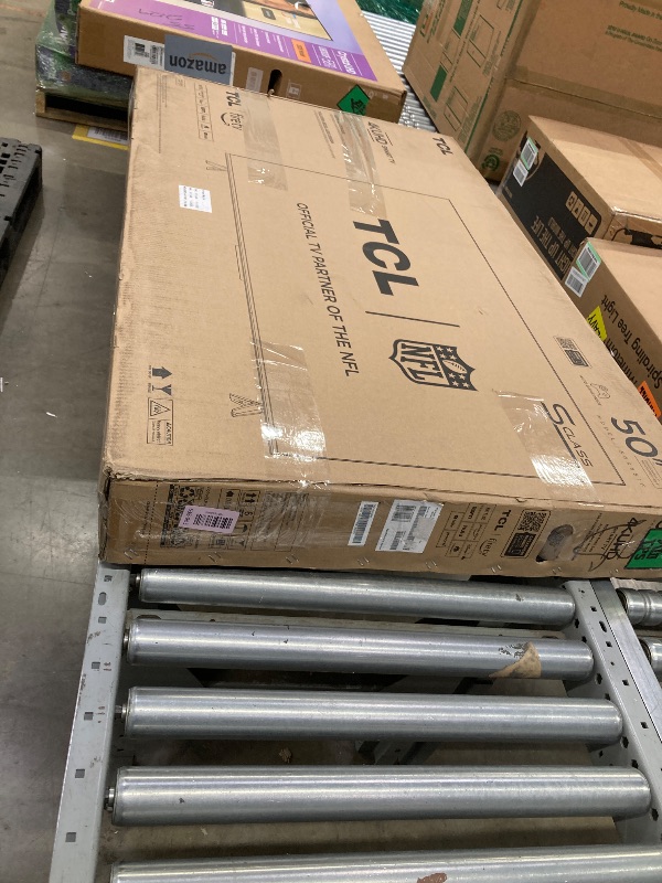 Photo 1 of **NO REFUND NO RETURNS/PARTS ONLY**TCL 50-Inch Class S5 UHD 4K LED Smart TV with Fire TV (50S551F, 2024 Model), Dolby Vision, HDR PRO+, Dolby Atmos, Alexa Built-in with Voice Remote, Apple AirPlay 2 Compatibility, Streaming Television