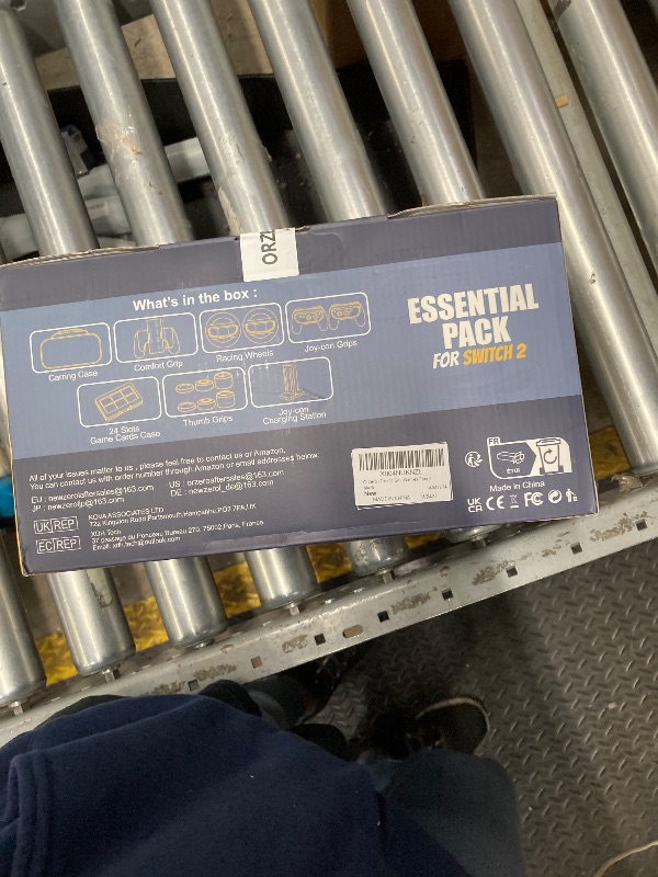 Photo 1 of (14 in 1) Orzero Accessories Bundle for Switch 2 2025 Carrying Case & Joy-con Charging Station, 24 Slots Game Card Case, Thumb Grip Caps, Joycon Grips and Steering Wheels for Enhanced Games Play - Black