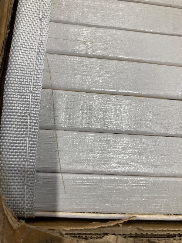 Photo 1 of (minor scratch) SONGMICS Laundry Hamper with Lid, Bamboo Laundry Basket, Removable Machine Washable Laundry Basket, with Handles, 26.4-Gallons, for Laundry Room, Bedroom, Bathroom, Dove Gray ULCB063G01