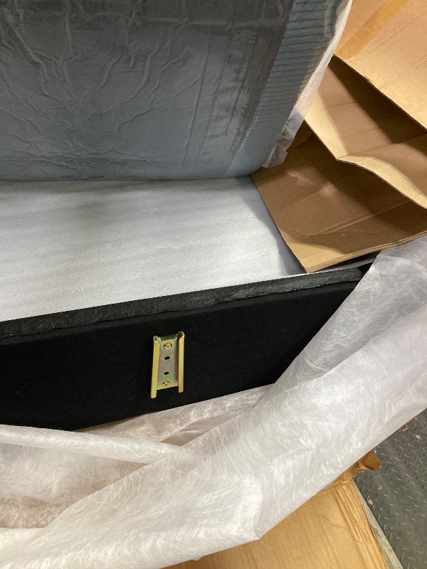 Photo 1 of ***Partial set only comes with box C and A. missing B*******
HONBAY Modular Sectional Sleeper Couch with Pull Out Bed, Corduroy L Shaped Sofa with Storage, Convertible Sectional Couches for Living Room, Blue