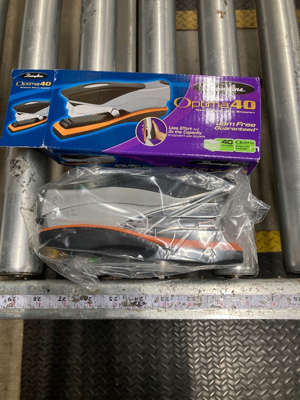 Photo 1 of **only ONE--Desk Stapler,2-40 Sheets Cap., 210 Staple Capacity,SR/BK/OE Qty:6