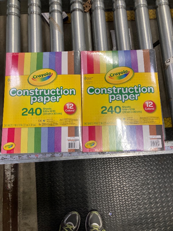 Photo 1 of **2 packages--Crayola Construction Paper, 240 Count