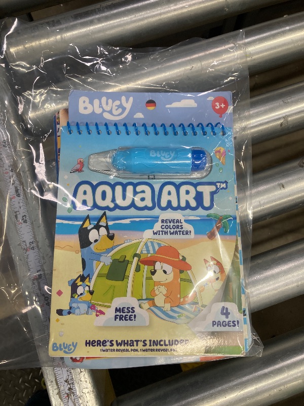 View 3 of ***2 pack--Horizon Group USA Bluey Aqua Art - Reusable Water Reveal Activity Pages With Water Pen for No-Mess Drawing and Coloring