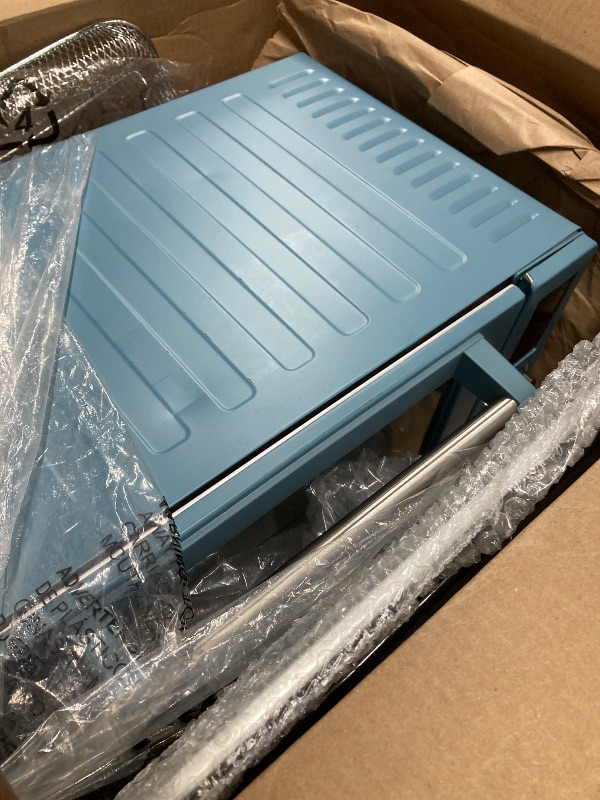 Photo 1 of ***Selling for parts only***Nuwave Bravo Pro Smart Air Fryer Toaster Oven Combo, Airfryer Convection Oven Countertop, 10-in-1 Functions with Quicker & Even Crisp Technology, 1800W, 50-450°F, PFAS-Free, 21QT, Cozy Blue