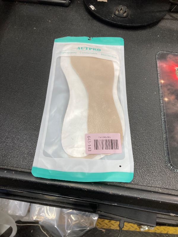 Photo 1 of (2 Pairs) Pigskin Non-Slip High Heel Cushion Inserts Arch Support, Shock & Sweat Absorption, Adhesive Shoe Insoles for Dress Shoes Flats Boots Sandals Relief Blister Callus Pain, Fits Women 8-12 Size