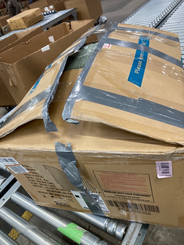 Photo 1 of ****A box is missing a piece****.Homall 3 Seat Couch L Shape Sofa with Side Storage Pockage, Sectional Couches with Reversible Ottoma, Upholstered Sofa for Living Room and Small Spaces (Corduroy, Green)