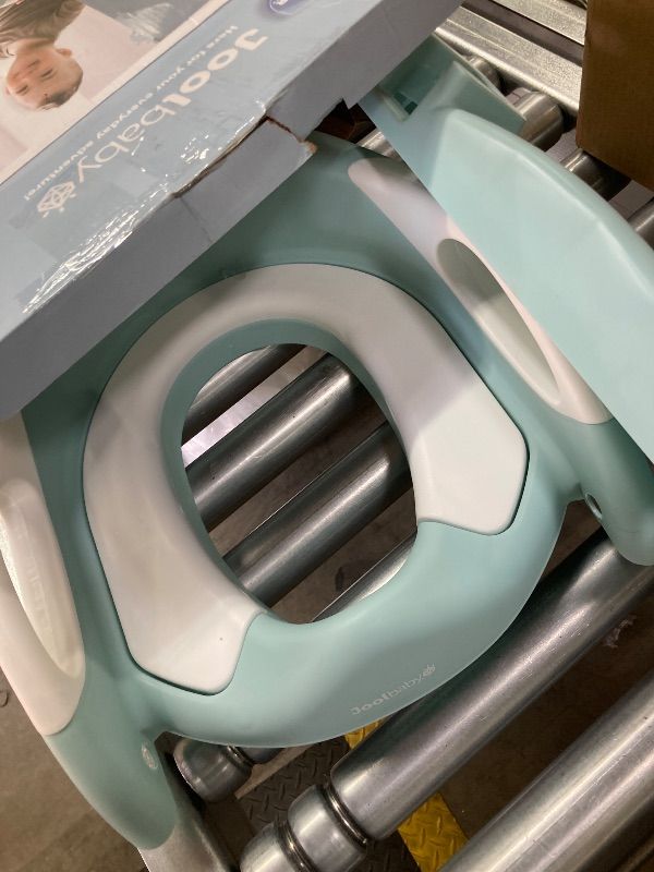 Photo 1 of ***USED*** Jool Baby Potty Training Seat with 2 Step Ladder for Toddlers - Splash Guard, Adjustable Height (Aqua)