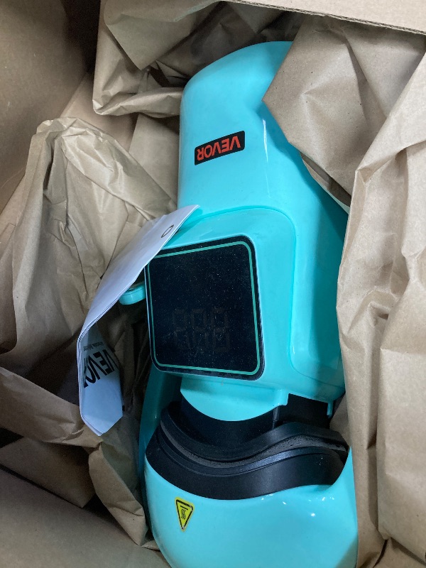 Photo 1 of ***MISSING POWER CORD -SELLING AS IS *** VEVOR Auto Hat Heat Press Machine, with 2pcs Interchangeable Platens, Automatic Open and Release, Touchscreen for Precise Time and Temperature Control, Heat Transfer Printing for Caps, Hats, Green   ***SOME SCUFFS/