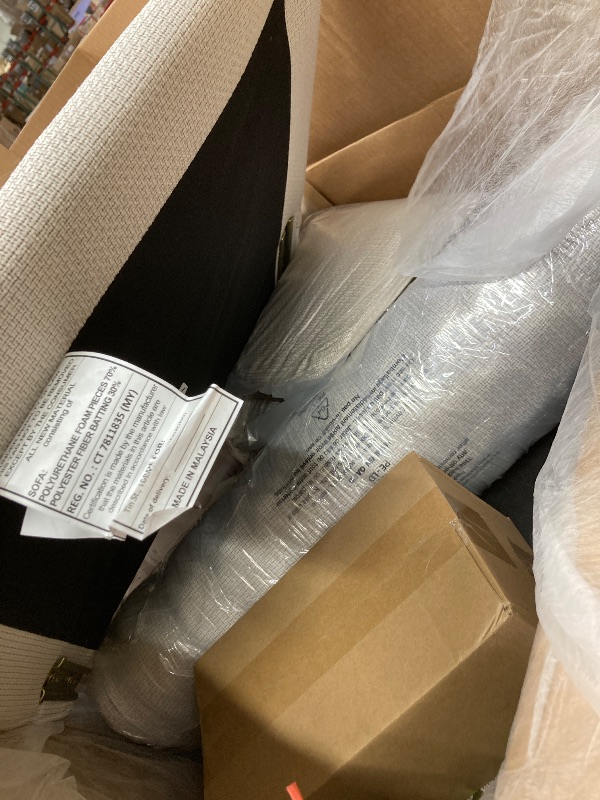 Photo 1 of ***A BOX OR MORE IS MISSING*ONLY PART OF ITEM INCLUDED***
Marsail 65” Sofa, 2-Seater Modern Upholstered Couch with Deep Seats, Comfy Linen Loveseat for Living Room, Bedroom, Office, Apartment, Cream White***A BOX OR MORE IS MISSING*ONLY PART OF ITEM INCLU