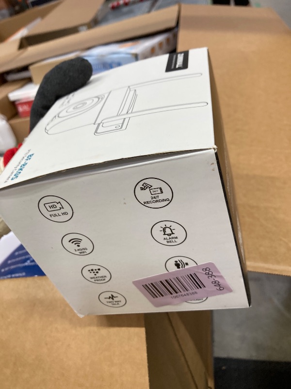 Photo 1 of **PARTS ONLY**ZUMIMALL 3MP Security Camera Outdoor - 360° PTZ Auto Tracking | 24/7 Recording Wired Power, 2.4G/5G Wireless WiFi | Motion & Noise Detection, Color Night Vision, 2-Way Audio | Compatible with Alexa