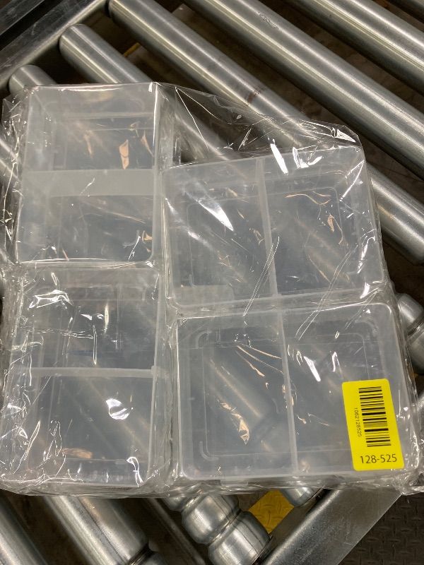 Photo 1 of ***MISSING STORAGE BOX***SELLING AS IS*** ALCYON, 4 Sports Cards Holder Organizer Hard Plastic Display Case Compatible with Baseball/Football/for MTG/for PM for Collector