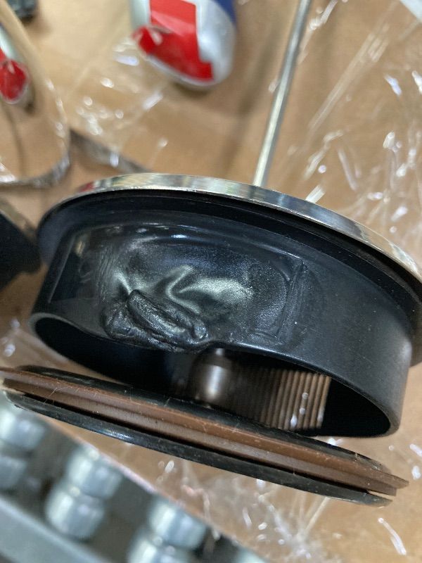 Photo 1 of ***LID DAMAGED -SELLING AS IS *** Bodum 51 oz Columbia Thermal French Press Coffee Maker, Insulated Double Wall Stainless Steel, Chrome
