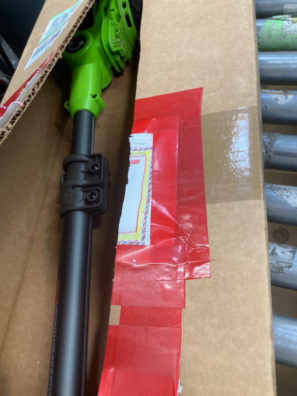 Photo 1 of **MISSING PARTSGreenworks 24V 12" Cordless String Trimmer/Edger (Includes 20 Blades), 4.0Ah Battery and Charger Included