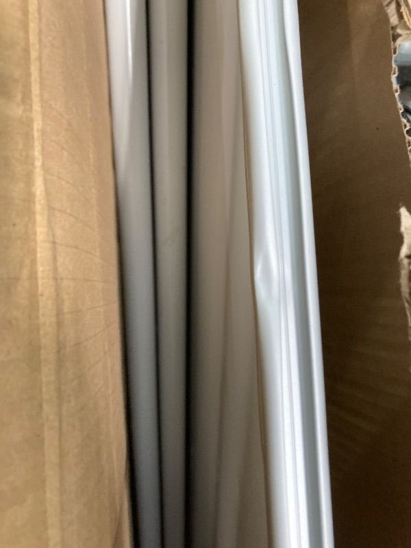 Photo 1 of ***DAMAGED -SELLING AS IS ***  VUSIGN Rolling Whiteboard, 48 x 36 Inches Double Side White Board Dry Erase on Wheels, Easy-to-Wipe White Board with Stand, Large Aluminum Frame Magnetic Whiteboard for Office, Home, School