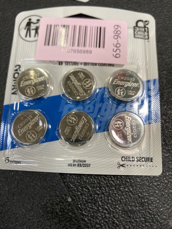 View 2 of ***ONLY ONE PACK***Energizer 2032 Batteries (6 Pack), 3V Lithium Coin Batteries