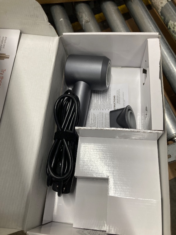 Photo 1 of ***missing parts****Shark FlexStyle Air Styling & Drying System, Powerful Hair Dryer Brush & Multi-Styler with Auto-Wrap Curlers, Paddle Brush, Oval Brush, Concentrator Attachment, Stone, HD430