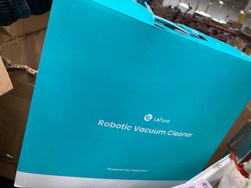Photo 1 of ***used ***Lefant M210P Robot Vacuum Cleaner, 4000pa Suction, 200 Mins Runtime, Super Thin, Quiet, Self-Charging, Ideal for Pet Owners, Multi Surface Cleaning, APP/WiFi/Alexa Control, Gray