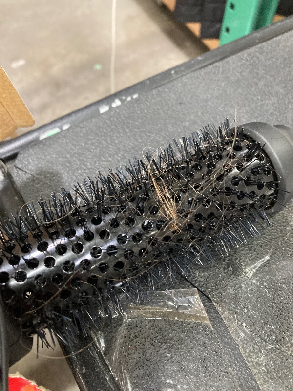 Photo 1 of ***used****REVLON One-Step Root Booster Hot Air Brush Styler and Dryer, Revive Styles and Add Volume to hair with this Dryer Brush, 1 ½ inch Barrel (Black)