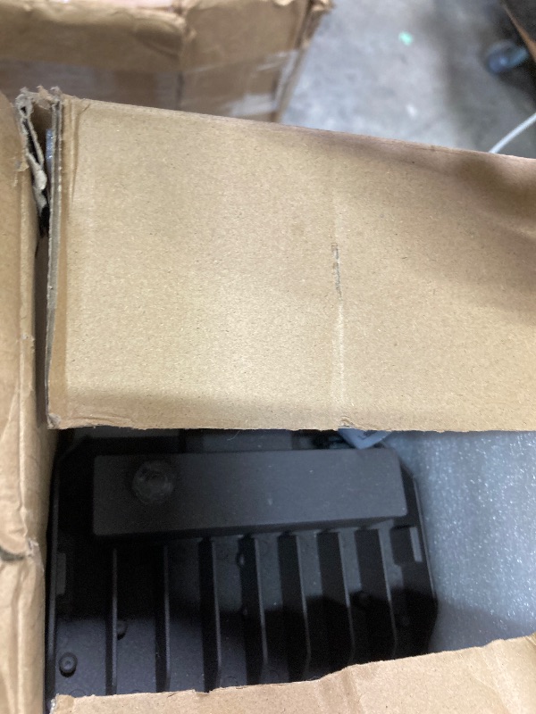 Photo 1 of ***MISSING PARTS -SELLING AS IS *** SZGMJIA 60W LED Knuckle Mount Flood Light, Outdoor Security Floodlights Fixture with Base, Dusk-to-Dawn Photocell Daylight AC100-277V 7,800lm(300W Equivalent) IP65 Waterproof for Entrance Yard (Pack)