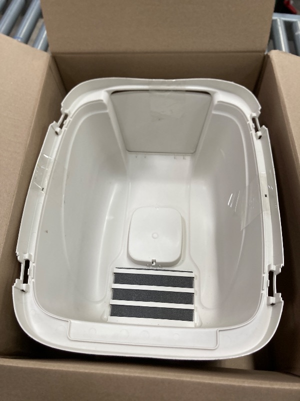 Photo 1 of ***MISSING PIECES -SELLING AS PARTS ONLY*** Van Ness Pets Odor Control Large Enclosed Cat Litter Box, Hooded, Pearl, CP6