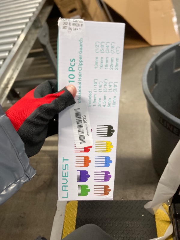 Photo 1 of 10 Professional Hair Clipper Guards Cutting Guides Compatible with Most Wahl Clippers with Organizer, Color Coded Clipper Combs Replacement - 1/16" to 1"