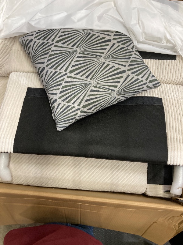 Photo 1 of ***THIS IS ONLY A PART OF THE ITEM*THERE ARE BOXES MISSING***Legend Vansen 9PCS Corduroy Flexible Combination Sectional Sofa Couch***THIS IS ONLY A PART OF THE ITEM*THERE ARE BOXES MISSING***