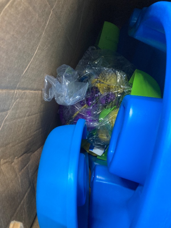 Photo 1 of ***Selling for parts only***Step2 Rain Showers Splash Pond Water Table, Kids Water and Sand Activity Sensory Playset, Summer Outdoor Toys, 13 Piece Water Toy Accessories, For Toddlers 1.5+ Years Old, Blue & GreenLPNNK5KTQS8KS