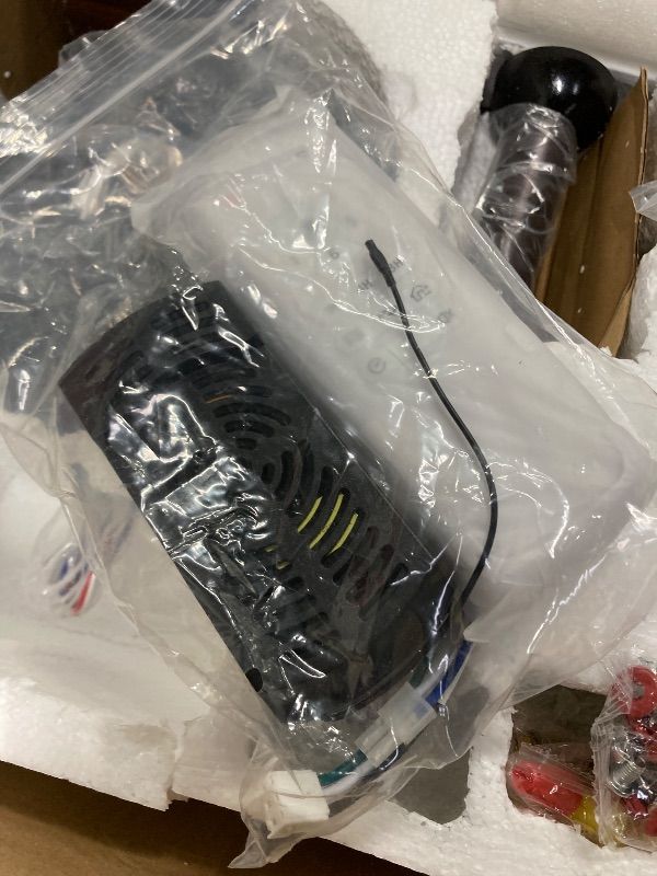 Photo 1 of ***MISSING PIECES -SELLING AS INCOMPLETE PARTS ONLY*** 65 Inch Farmhouse Ceiling Fans with Lights and Remote, Industrial Large Ceiling Fan with 6-Speed Reversible DC Motor and 6 Dual Finish Blades, Oil Bronze Ceiling Fan with Light for Living Bedroom Pati