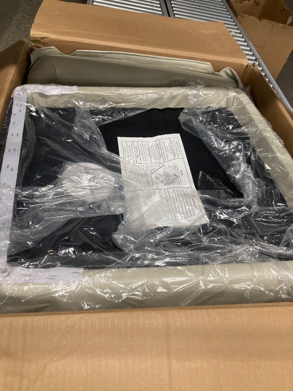 Photo 1 of ***ONE PIECE***KISLOT Upholstered Dining Chairs with Casters, Wingback Modern Side Armless Deskchair with Rollers for Diningroom Bedroom Livingroom Reading Room, Cream Faux Leather