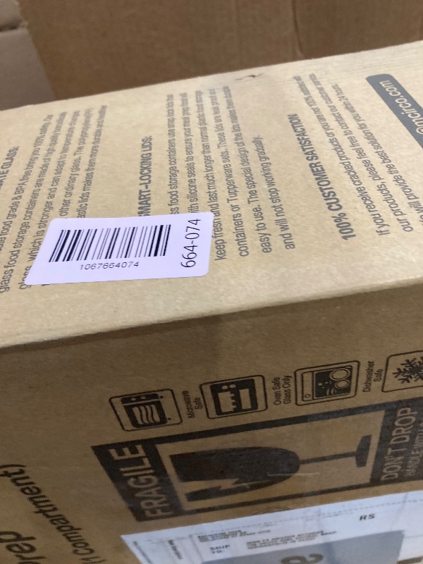 Photo 1 of [8-Pack,30 oz]Glass Meal Prep Containers,Glass Food Storage Containers,Airtight lunch Containers with Lids, Microwave, Oven, Freezer and Dishwasher