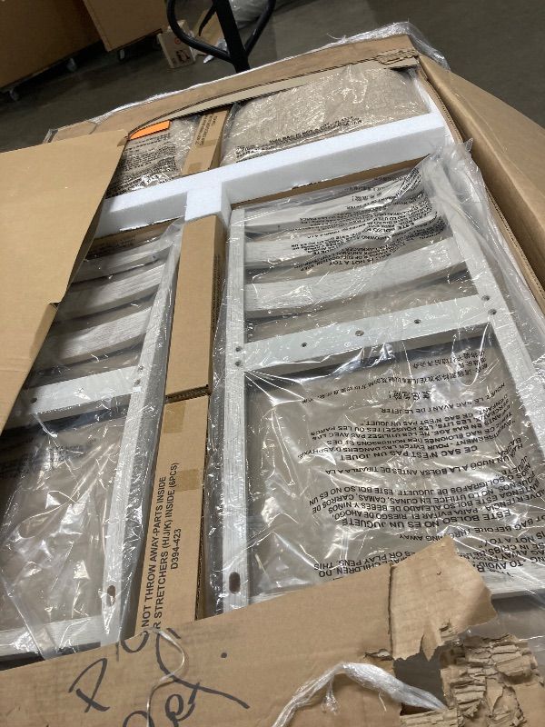 Photo 1 of ***ONE BOX***Signature Design by Ashley Skempton Cottage Dining 7 Piece Set – Rectangular Table & 6 Upholstered Chairs | Coastal Chic Meets Farmhouse, Whitewash