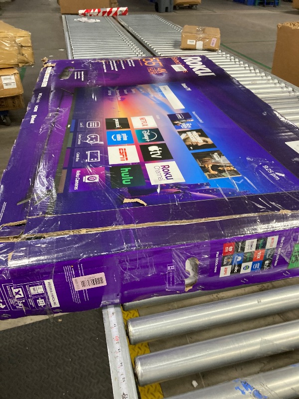 Photo 1 of ***Open to show****
***Factory seal***

Roku Smart TV – 55-Inch Select Series, 4K HDR TV – Roku TV with Enhanced Voice Remote – Flat Screen LED Television with Wi-Fi for Streaming Live Local News, Sports, Family Entertainment