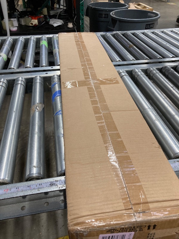 Photo 1 of 
***Factory seal***
Qcyuui Dimmable LED Ceiling Light Modern Acrylic Linear LED Ceiling Lamp 39.4in Semi Flush Mount Wraparound Shape Lighting Fixture with Remote Control for Kitchen Dining Room (48W/3000-6500K)