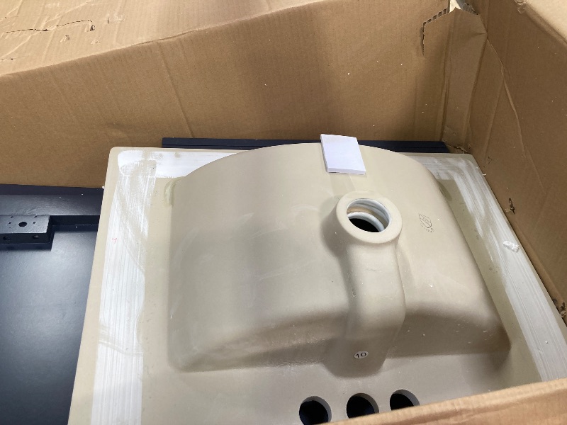 Photo 1 of ***Parts only****

Tribesigns 24" Modern Bathroom Vanity with Sink, Solid Wooden Frame Freestanding Bathroom Vanities Cabinet Combo, Bathroom Sink Cabinet with 2 Doors and 1 Drawer, Navy Blue