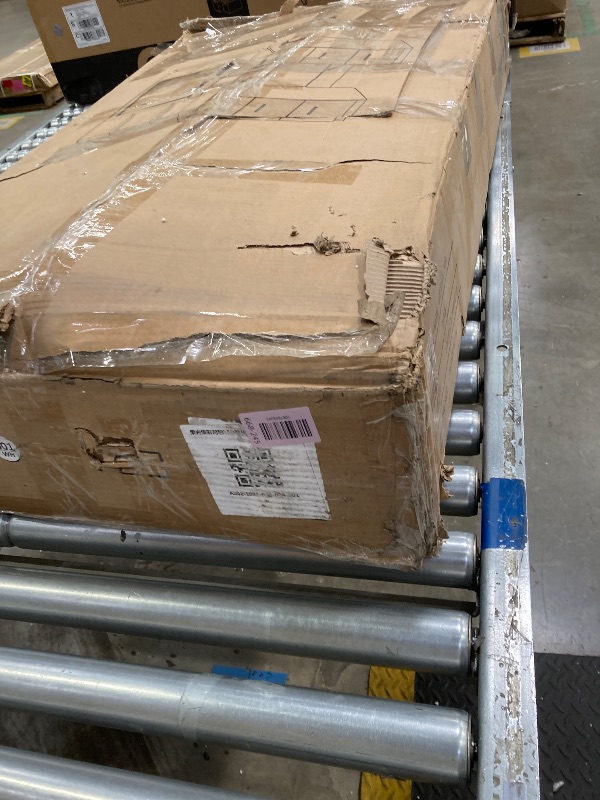 Photo 1 of ***Parts only****

LIVELYGLOW White Large Makeup Vanity Desk with Smart LED Mirror & Power Station, 43" Professional Dressing Table with 7 Drawers, 4 Open Shelves & Hairdryer Holder for Bedroom