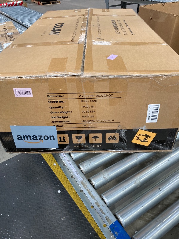 Photo 1 of ***Factory seal***

***Parts only**** Missing Box #2****

MALOL 118" Sectional U-Shaped Cloud Couch, Modular Modern 4-Seat Sofa, with USB Type C Ports, Foldable Side Table and 2 Ottomans, for Home Living Room, Grey