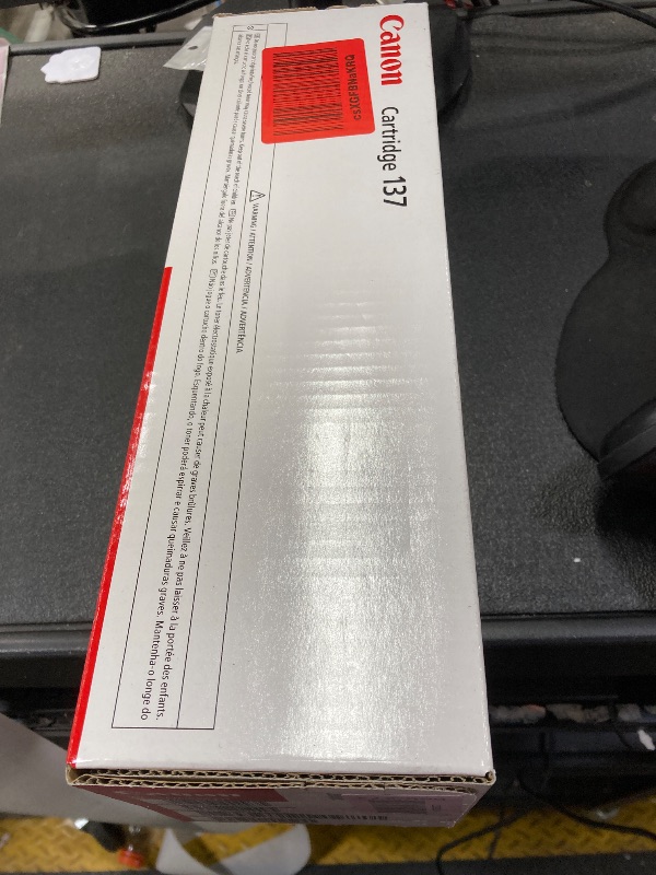 Photo 1 of ***FACTORY SEALED***Canon Original 137 Toner Cartridge - Black013803242935***FACTORY SEALED***